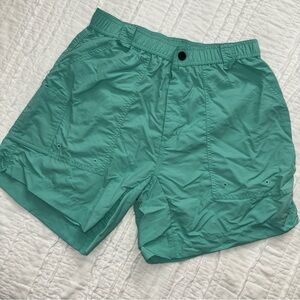 Southern Point Co. Teal Green 32 Hybrid Performance Shorts Swim Trunks